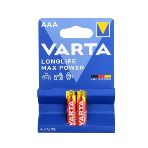 Varta 4703 Longlife Max Power AAA İnce Kalem Pil 2li