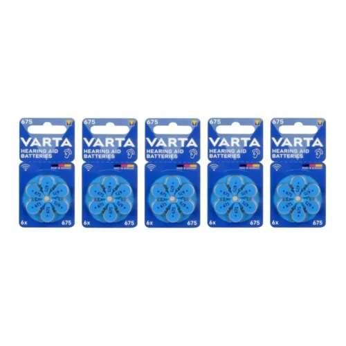 Varta 675 Kulaklık Pili 6lı Blister 5Li Paket