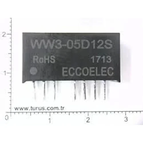 WW3-24S05 24V - 5V 3W DC DC KONVERTÖR