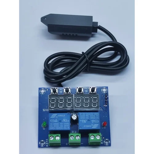 XH-M452 2 Çıkışlı 12V 10A Röleli Dijital Sıcaklık ve Nem Kontrollü Termostat