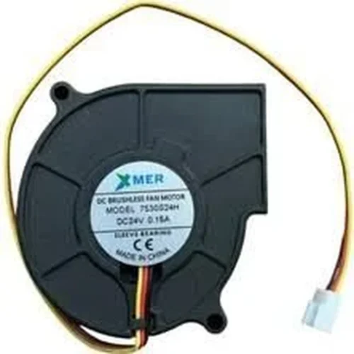 XMER DC BRUSHLESS FAN MOTOR 2P MODEL:5015GS24H 24V 0.1A SLEEVE BEARING 50X50X15MM FAN