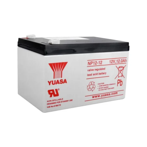 Yuasa NP12-12 - 12V 12 Ah Bakımsız Kuru Akü