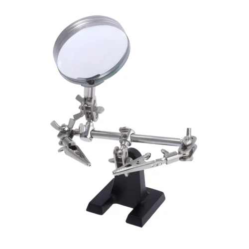ZD-10D Büyüteçli Havya Standı - Kart Tutucu